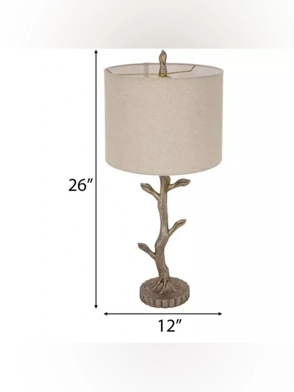 Tree Trunk Table Lamp